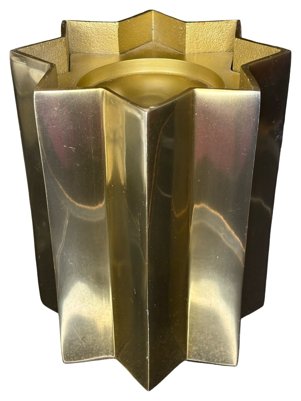 RARE Catherine Martin x Anthropologie Starry Night Pillar Holder - Gold
